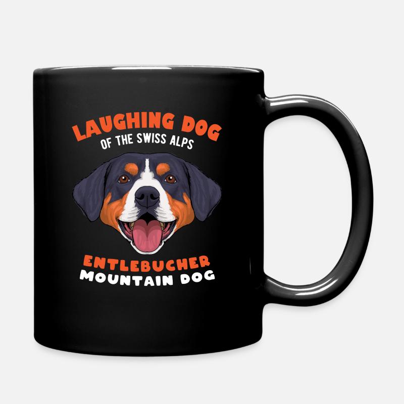 Entlebucher Sennenhund - Tasse einfarbig - Schwarz