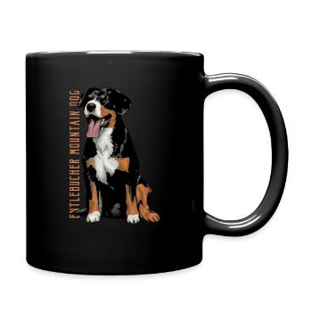 Entlebucher Sennenhund - Mug uni - noir - Droite