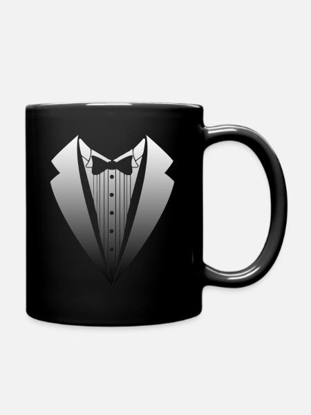 Anzug - Tasse einfarbig - Schwarz