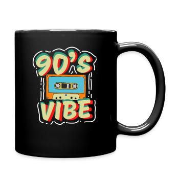 Cassette de tenue de soirée des années 90 - Mug uni - noir - Droite