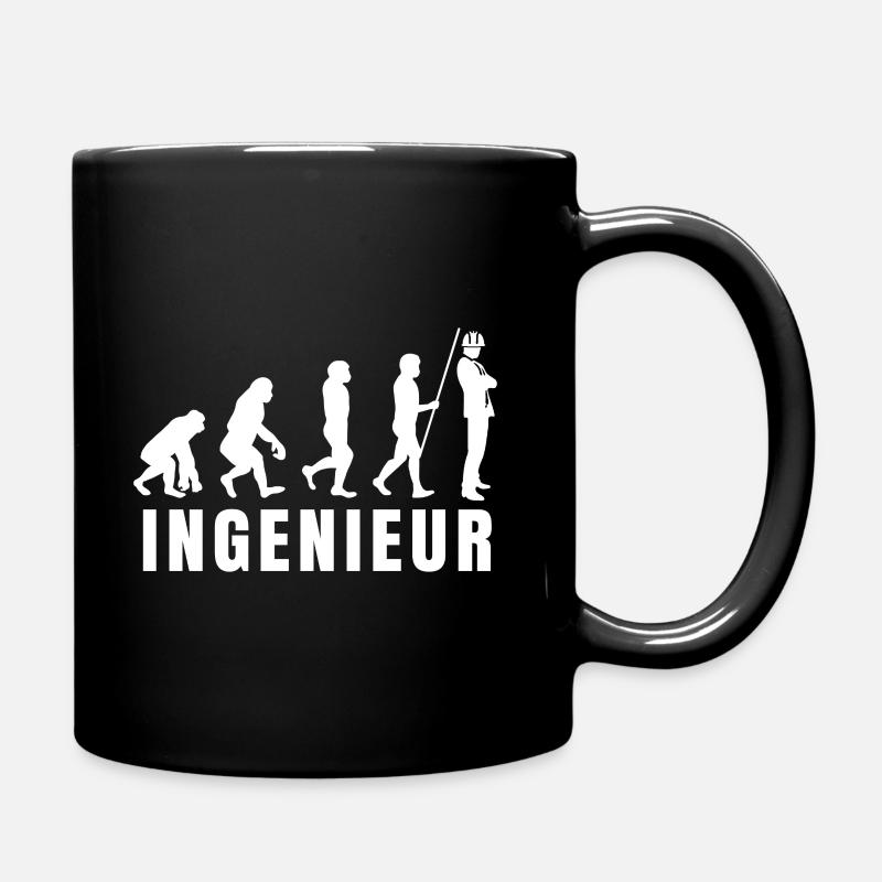 Evolution vers un ingénieur pour ingénieurs civils - Mug uni - noir