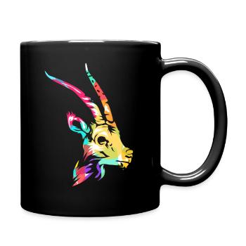 gazelle - Mug uni - noir - Droite