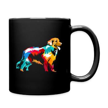 Cadeau de chien de montagne bernois - Mug uni - noir - Droite