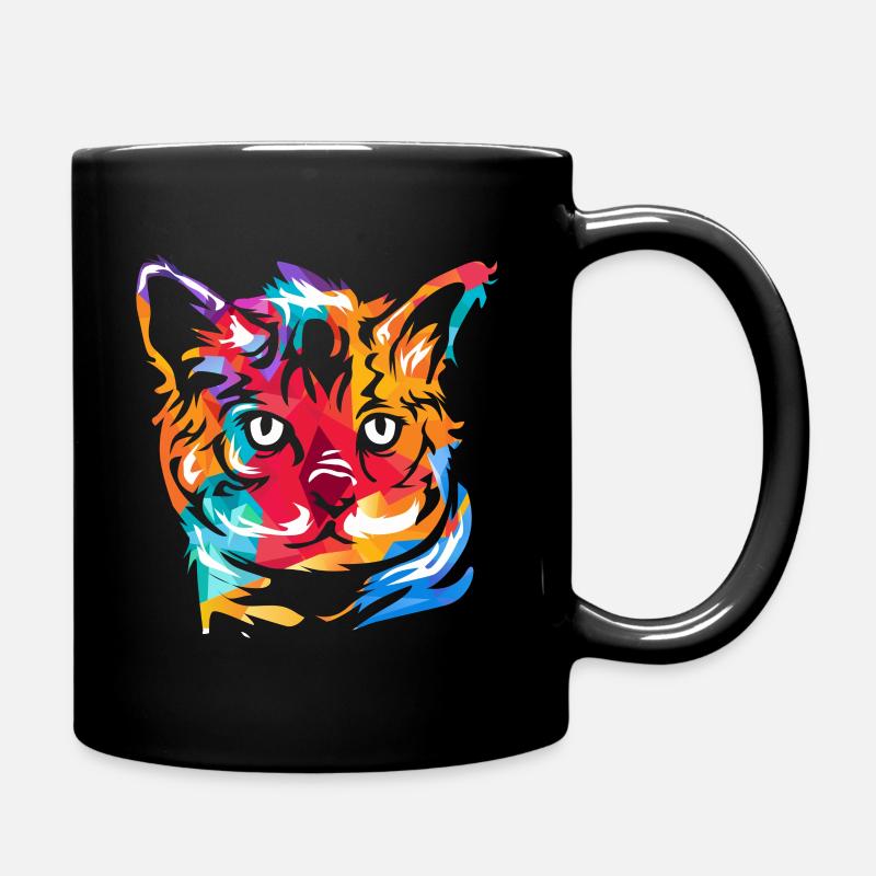 Cadeau de chat du Bengale - Mug uni - noir