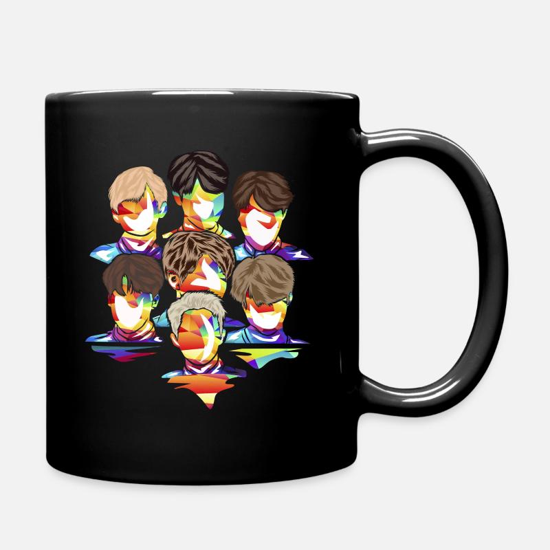 K-Pop Boyband - Tasse einfarbig - Schwarz