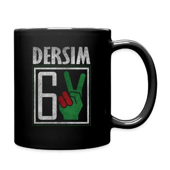 Dersim Kurdistan Free Kurdish people - Tasse einfarbig - Schwarz - Rechts