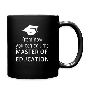 Master of Education - Full Colour Mug - black - Right