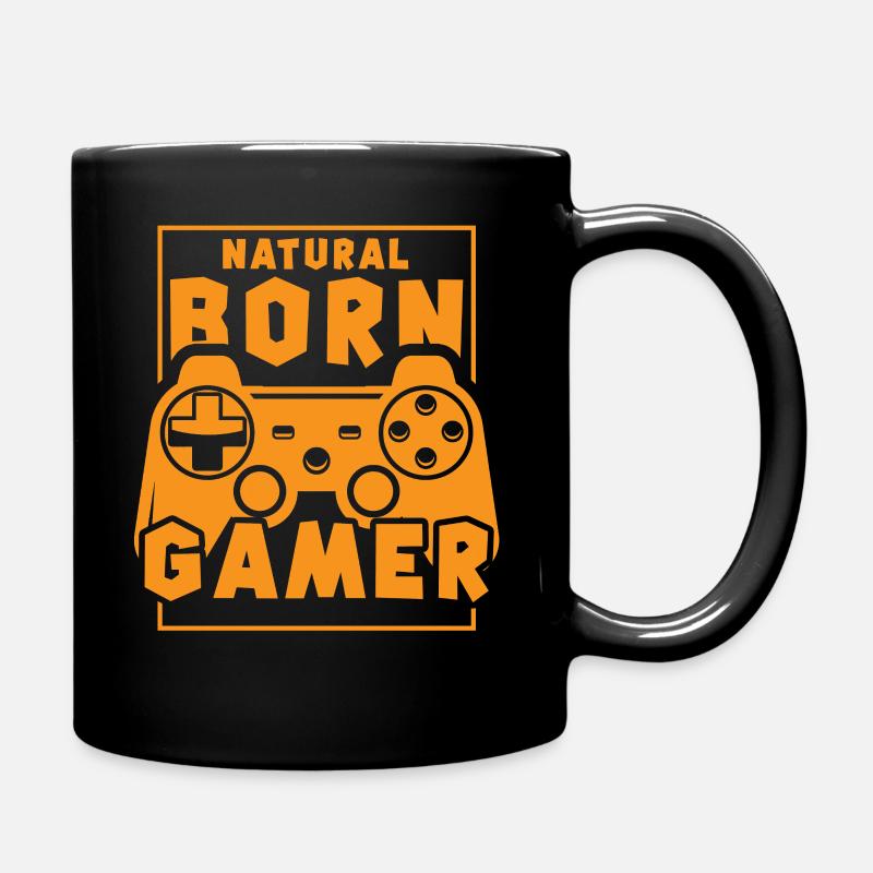 Joueur né naturel - Mug uni - noir