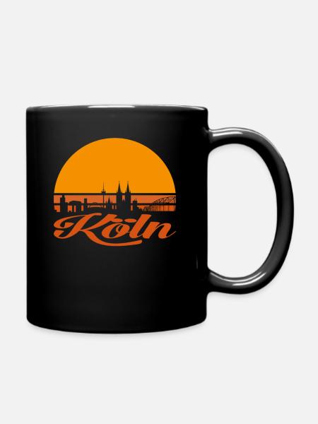Köln - meine Stadt - Tasse einfarbig - Schwarz