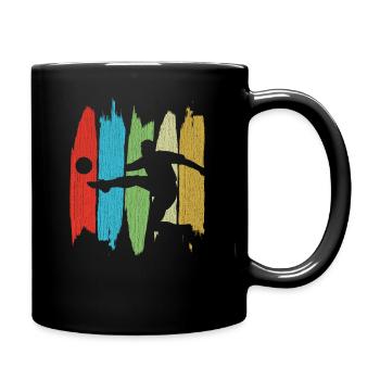 football - Mug uni - noir - Droite