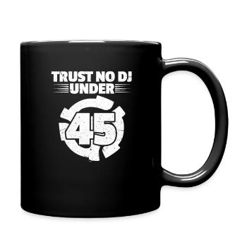 DJ - Tasse einfarbig - Schwarz - Rechts