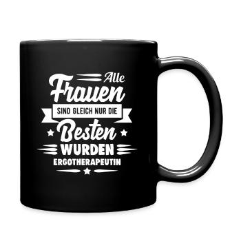 Ergotherapeutin Ergotherapie - Tasse einfarbig - Schwarz - Rechts