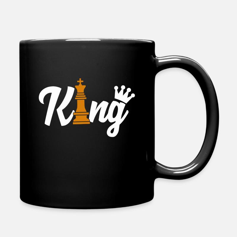 Schach - Tasse einfarbig - Schwarz