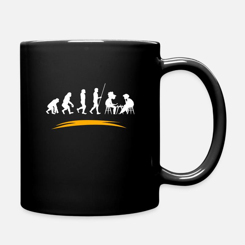 Schach - Tasse einfarbig - Schwarz