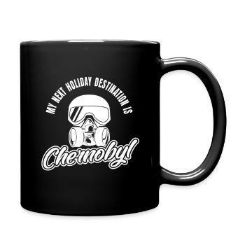Chernobyl holiday tourist - Full Colour Mug - black - Right