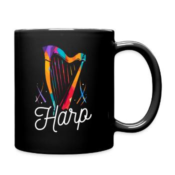 harp - Full Colour Mug - black - Right