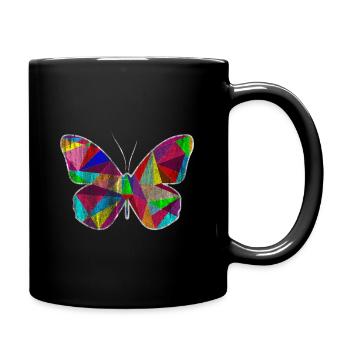 papillon - Mug uni - noir - Droite