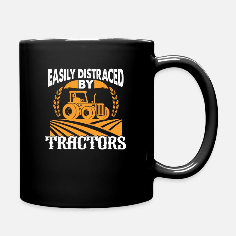 tracteur - Mug uni - noir