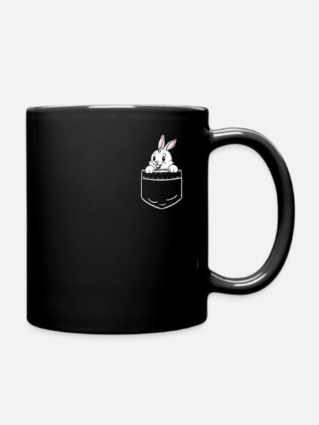 Lapin Lapins Nain Lapin Poche Poche Cadeau - Mug uni - noir