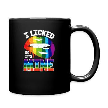 LGBT - Tasse einfarbig - Schwarz - Rechts