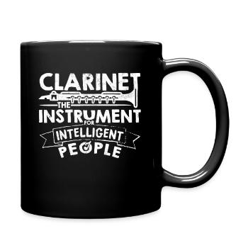 Cool clarinette clarinette joueur disant cadeau - Mug uni - noir - Droite