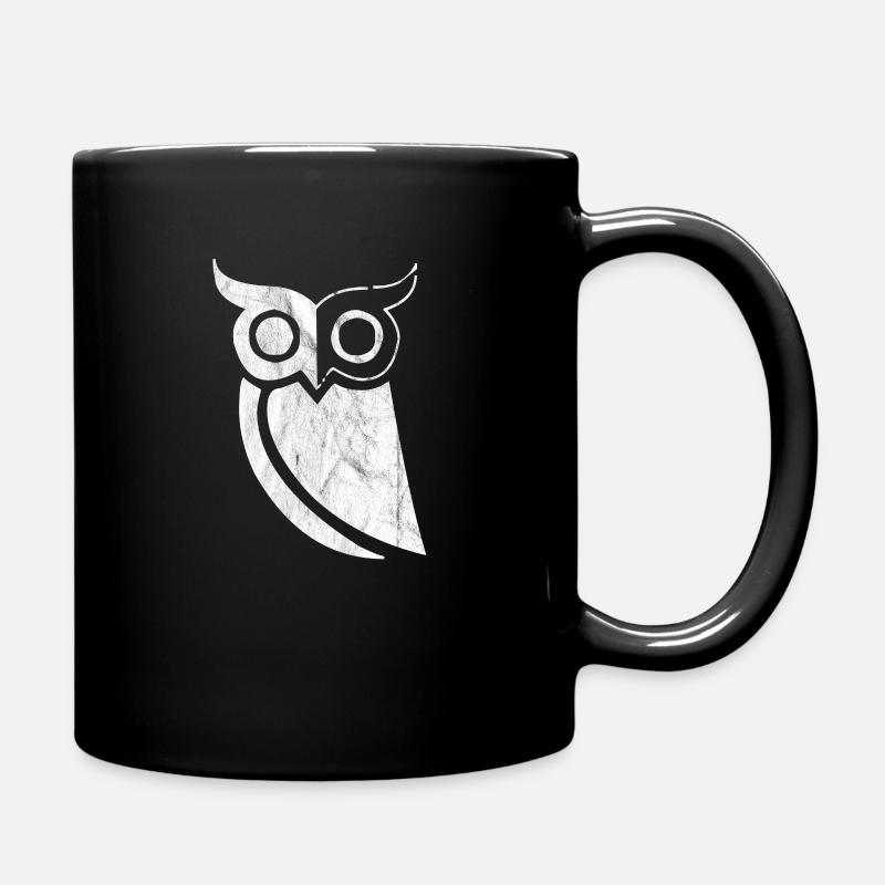 Owl owl - Full Colour Mug - black