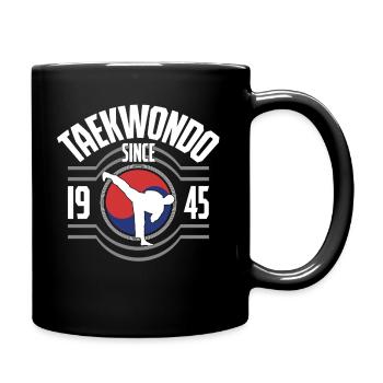 Taekwondo MMA Since 1945 Korea - Full Colour Mug - black - Right