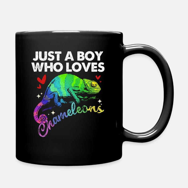 Chamäleon - Tasse einfarbig - Schwarz