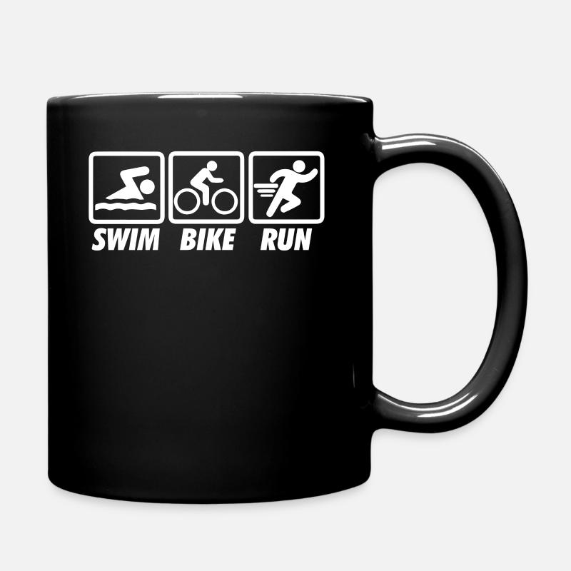 TRIATHLON - Tasse einfarbig - Schwarz