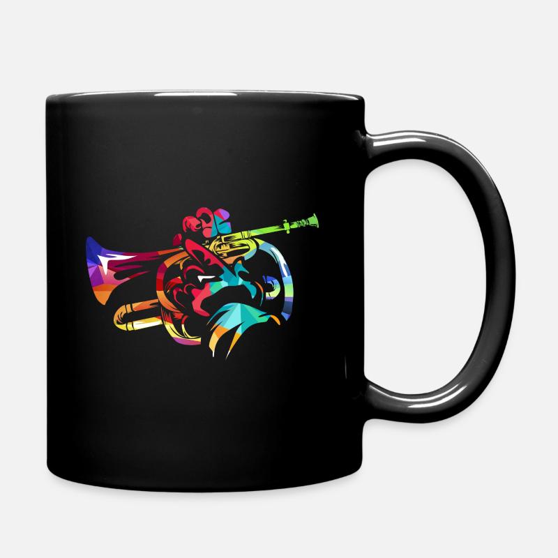 Kornett - Tasse einfarbig - Schwarz
