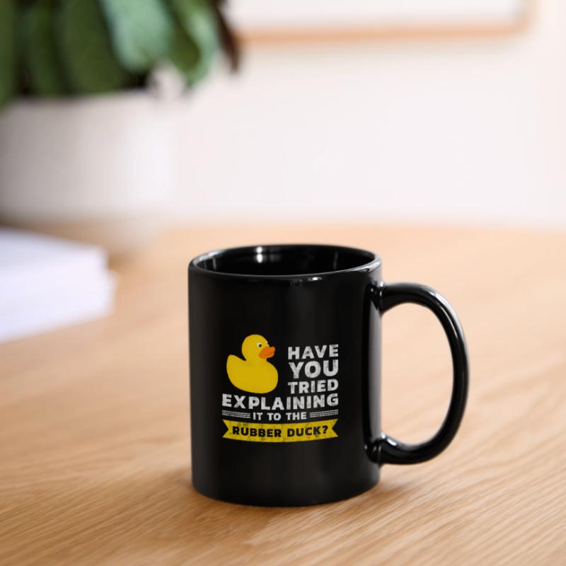Programmer rubber duck debug Full Colour Mug
