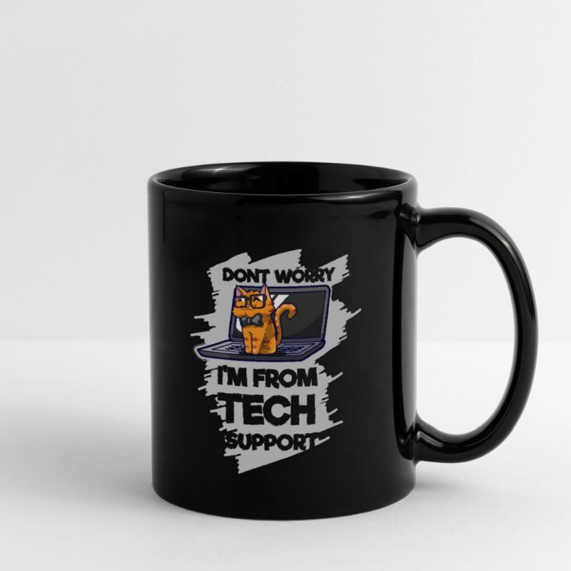 Programmation Cat Tech Support Mug uni