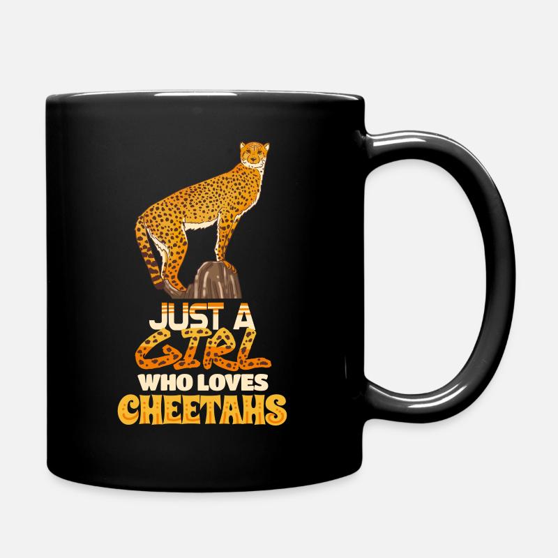 guépard - Mug uni - noir