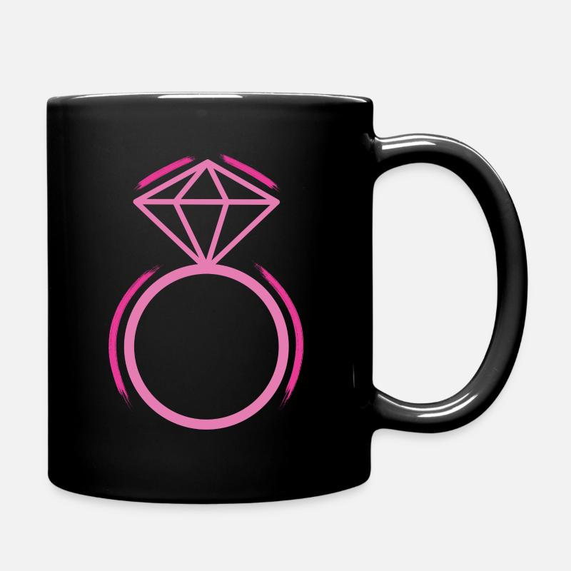 anneau - Mug uni - noir