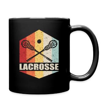 Lacrosse - Tasse einfarbig - Schwarz - Rechts