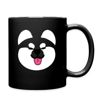 Shiba Inu - Tasse einfarbig - Schwarz - Rechts