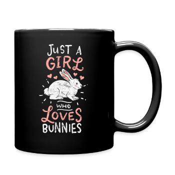 Lapin lapin - Mug uni - noir - Droite