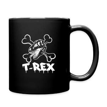 T-REX - Thyrannosaurus Rex - Tasse einfarbig - Schwarz - Rechts