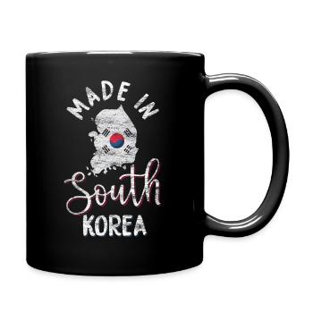 South Korea - Full Colour Mug - black - Right