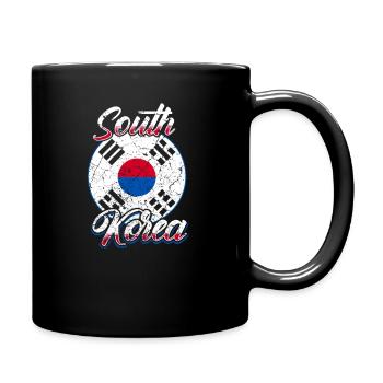 Südkorea Korea Koreaner Koreanerin - Tasse einfarbig - Schwarz - Rechts