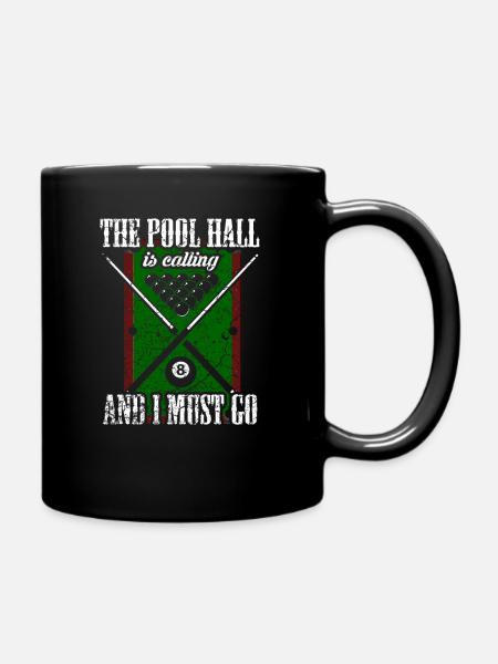 Pool Billiards Pool Billiards - Full Colour Mug - black