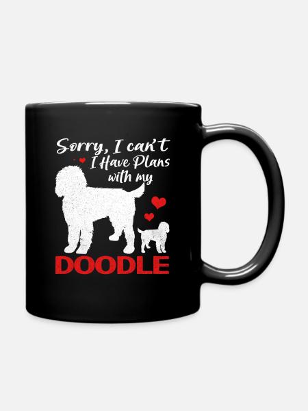 Doodle - Tasse einfarbig - Schwarz