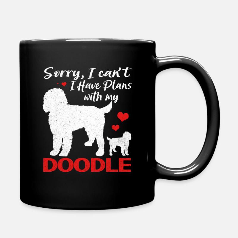 Doodle - Tasse einfarbig - Schwarz
