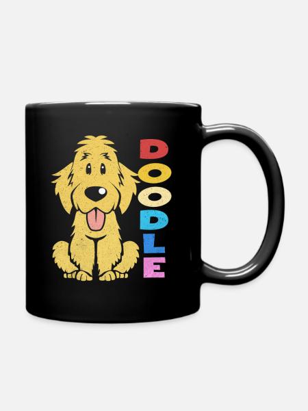 Doodle - Tasse einfarbig - Schwarz