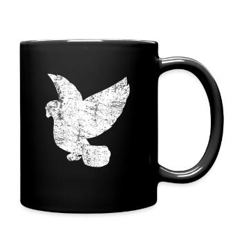 Colombe Blanche Colombe - Mug uni - noir - Droite