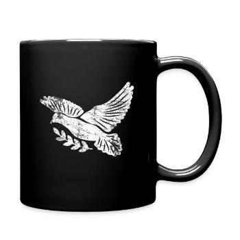 Pigeon pigeon fancier - Full Colour Mug - black - Right