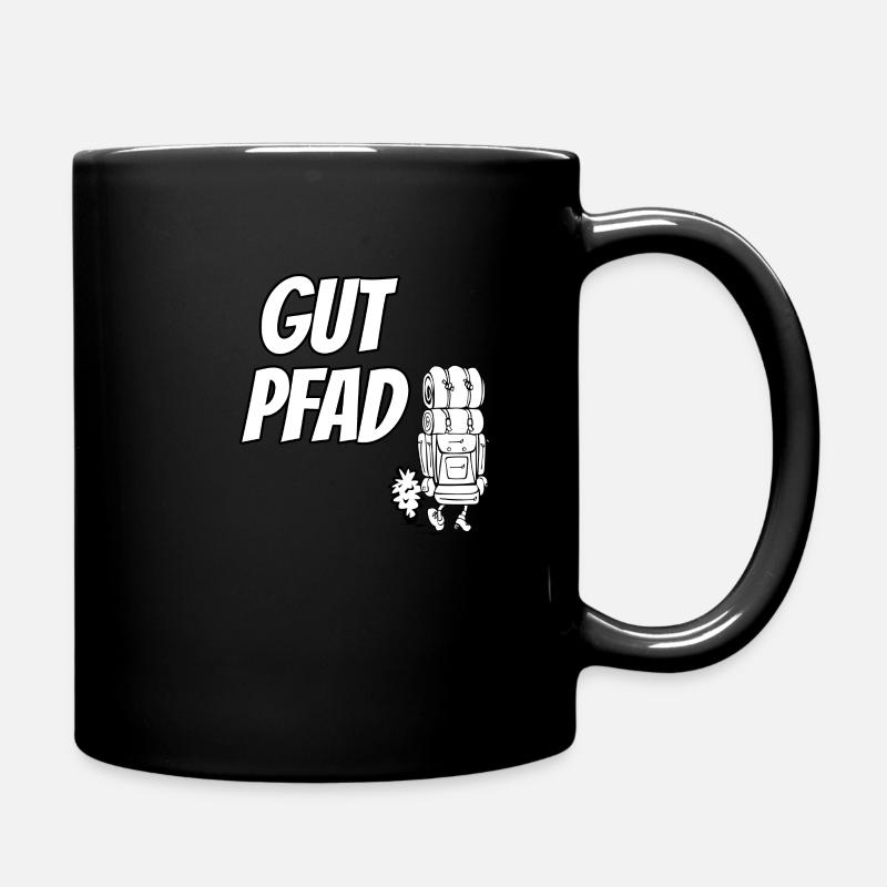 Gut Pfad Pfadfinder lustiges Geschenk - Tasse einfarbig - Schwarz