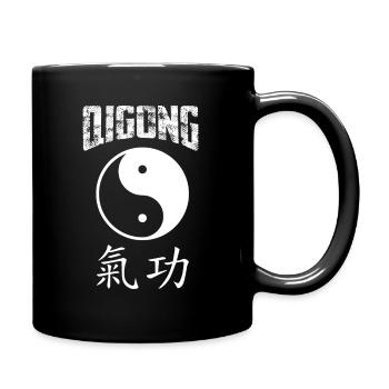 Qigong Yoga Gifts - Full Colour Mug - black - Right