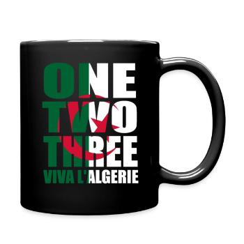 ONE TWO THREE ALGERIE - Mug uni - noir - Droite