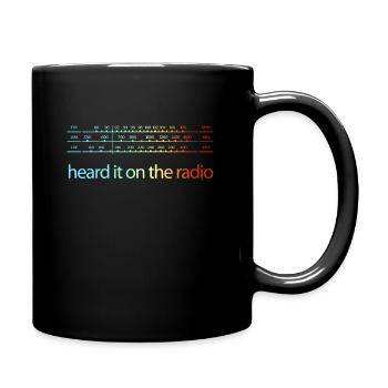 Radio Hi-Fi Vintage Stereo Audio Retro Hifi - Tasse einfarbig - Schwarz - Rechts